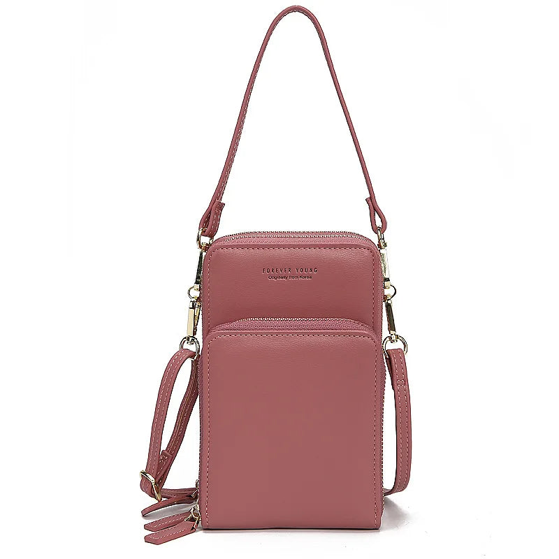 Women Wallet Shoulder Mini Leather Bags Card Holders Wallet Handbag