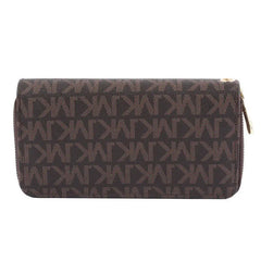 Double Zipper Clutches Purse Wristlet Wallet Handbag