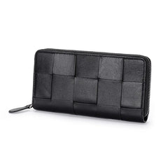 Leather Women's Wallet Long Zipper Money Coin Holder Purse