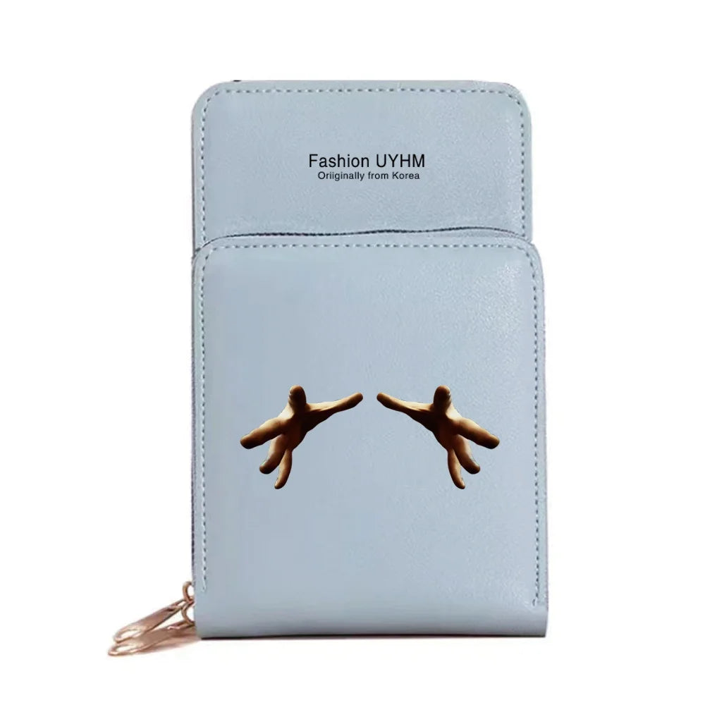 Women Wallets Mobile Phone Bag Shoulder Crossbody Bags Waterproof Handbag Touch