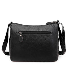 Soft PU Leather Shoulder Bag Crossbody Handbag Multi-pocket Messenger Bags