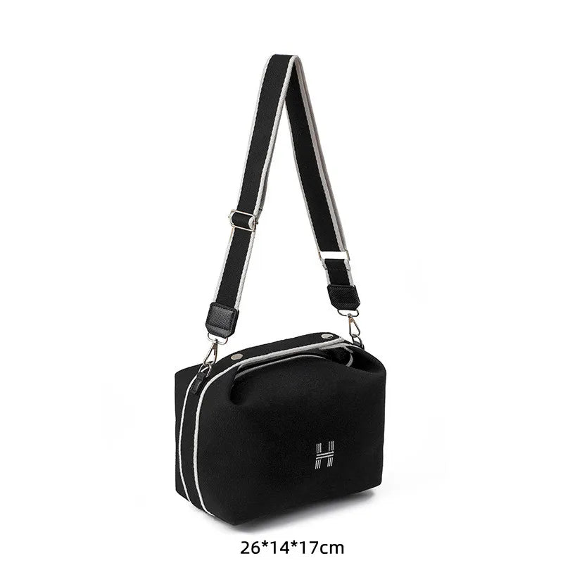 Waterproof Canvas Makeup Storage Bag Cosmetic Organizer Pouch