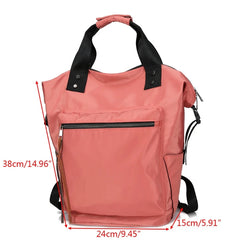 Waterproof Tote Backpack Women Nylon Handbag