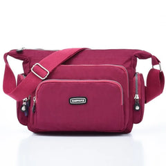 Women Waterproof Nylon Crossbody Bags Travel School Message Bag For Female