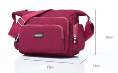 Women Waterproof Nylon Crossbody Bags Travel School Message Bag For Female