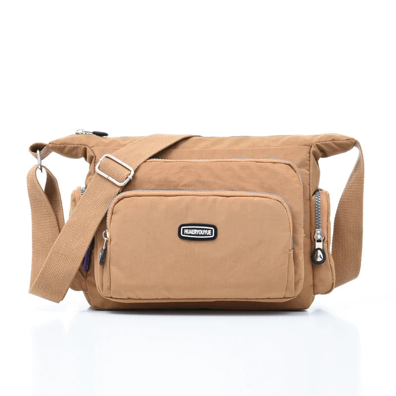 Women Waterproof Nylon Crossbody Bags Travel School Message Bag For Female