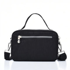 Waterproof Nylon Crossbody Bag For Women Ladies Zipper Tote Shoulder Handbag