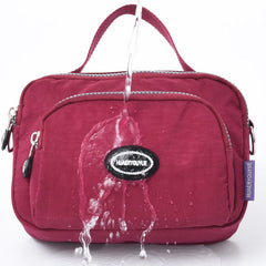 Waterproof Nylon Crossbody Bag For Women Ladies Zipper Tote Shoulder Handbag