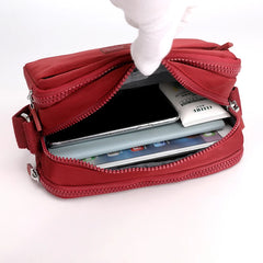 Waterproof Nylon Crossbody Bag Square Shoulder Bags Messenger Handbag