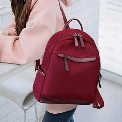 Waterproof Zipper Backpack with Earphone Jack