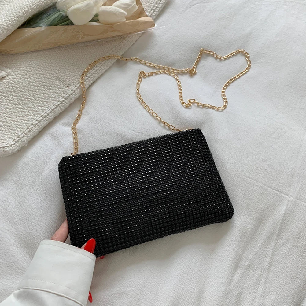 Women Wedding Party Clutch Shoulder Bags Chain Crossbody Handb