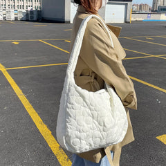 Women Winter Handbag Purses Space Pad Cotton Crossbody