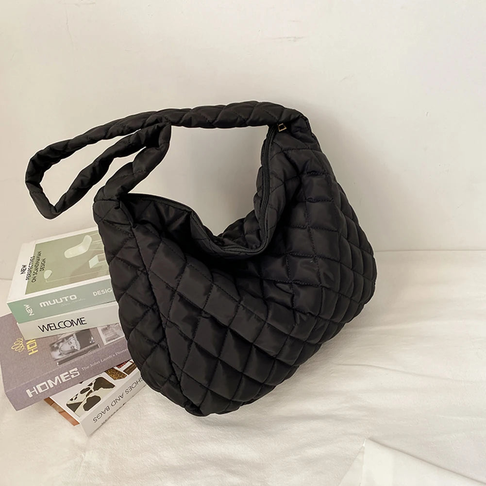 Women Winter Handbag Purses Space Pad Cotton Crossbody Bag