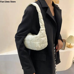 Women Winter Velvet Handbags Soft Plush Warm Shoulder Bags Large Capacity