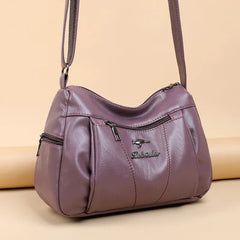 Simple Shoulder Retro Casual Lady Side Bag