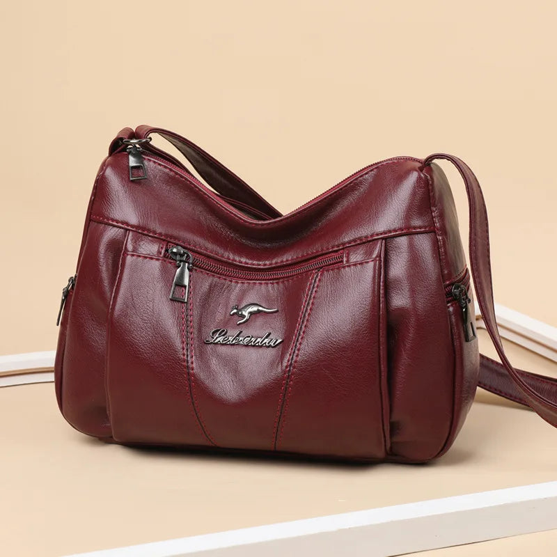 Simple Shoulder Retro Casual Lady Side Bag