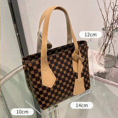 Women Zipper Shoulder Bag Small Handbag Casual Tote Eco Crossbody Bag