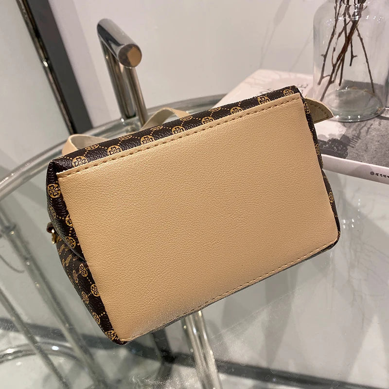 Women Zipper Shoulder Bag Small Handbag Casual Tote Eco Crossbody Bag