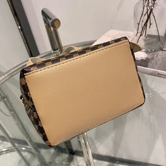 Women Zipper Shoulder Bag Small Handbag Casual Tote Eco Crossbody Bag