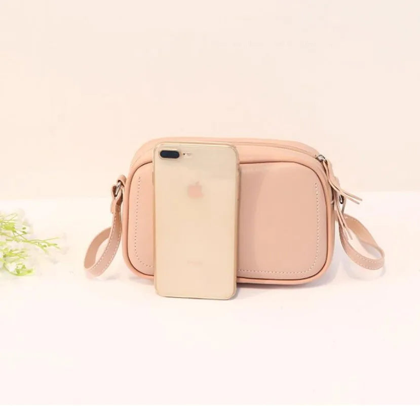 Women Small Square Shoulder Bag Mobile Phone Waist Bag
