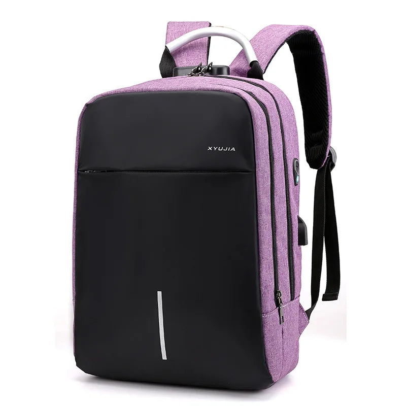 USB Charging Laptop Backpack Anti-Theft Bag