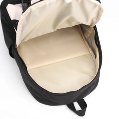 Women Backpack Teenage Girls Schoolbag Double Front Pocket Mochilas Waterproof N