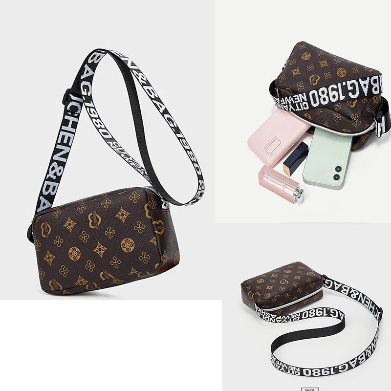 Crossbody Bag Strawberry Pattern Women Handbag Shoulder Bag