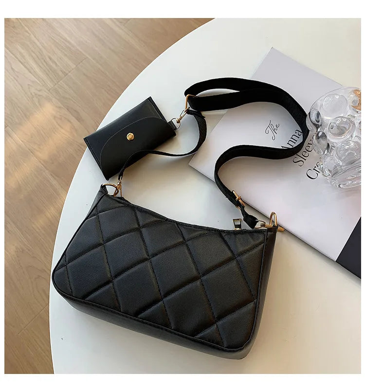 Nylon Crossbody Bag for Women Shoulder Satchel Oxford Mobile Phone Bag