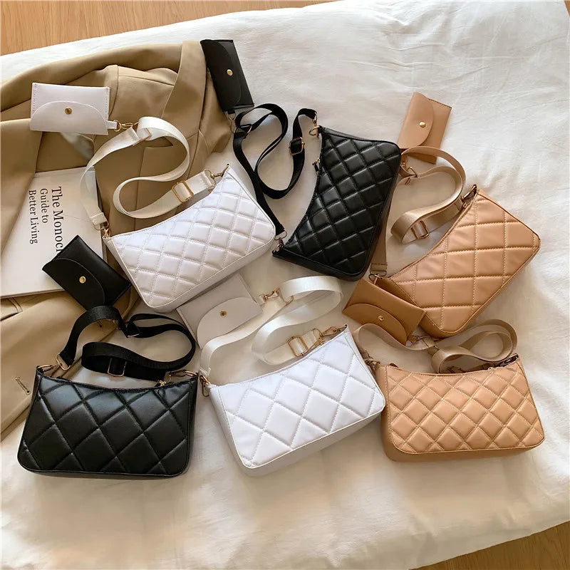 Nylon Crossbody Bag for Women Shoulder Satchel Oxford Mobile Phone Bag