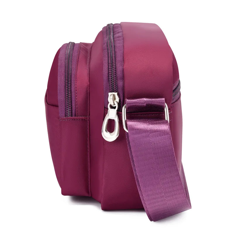 Women Nylon Messenger Bag Middle-aged Shoulder Purse