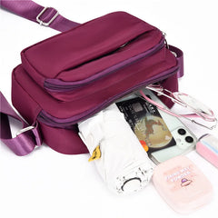 Women Nylon Messenger Bag Middle-aged Shoulder Purse
