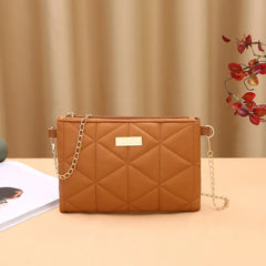 Vintage Lingge Chains Small Square Bags for Women