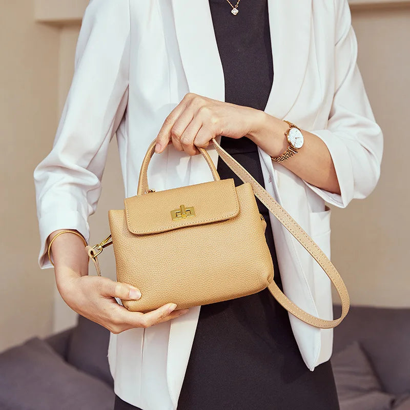 Soft Cowhide Leather Women's Crossbody Bag Shoulder Messenger