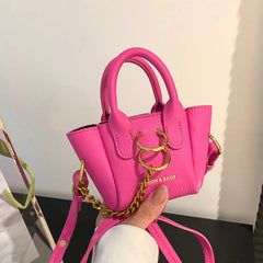 Neon Green Yellow Pink Small Handbag Party Clutch Women Shoulder Bags