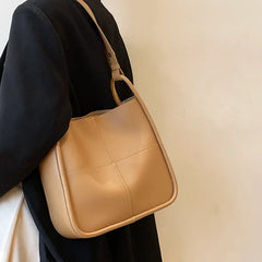 Women Bucket Shoulder Bag PU Leather Handbag and Purse Female Messenger Bags