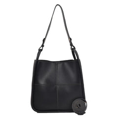 Women Bucket Shoulder Bag PU Leather Handbag and Purse Female Messenger Bags