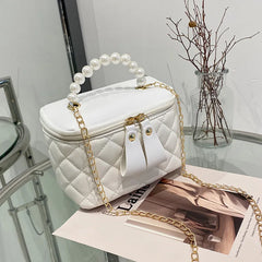Luxury Women's Bucket Shoulder Bag - Makeup Bag