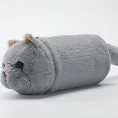 Cat Plush Shoulder Bag for Women Lady Fur Messenger Doll Mini Phone Bag