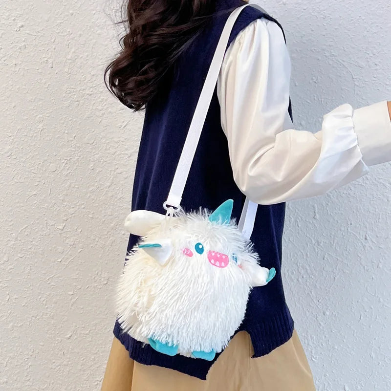 Japanese Style Women Plush Shoulder Bag Crossbody Bag