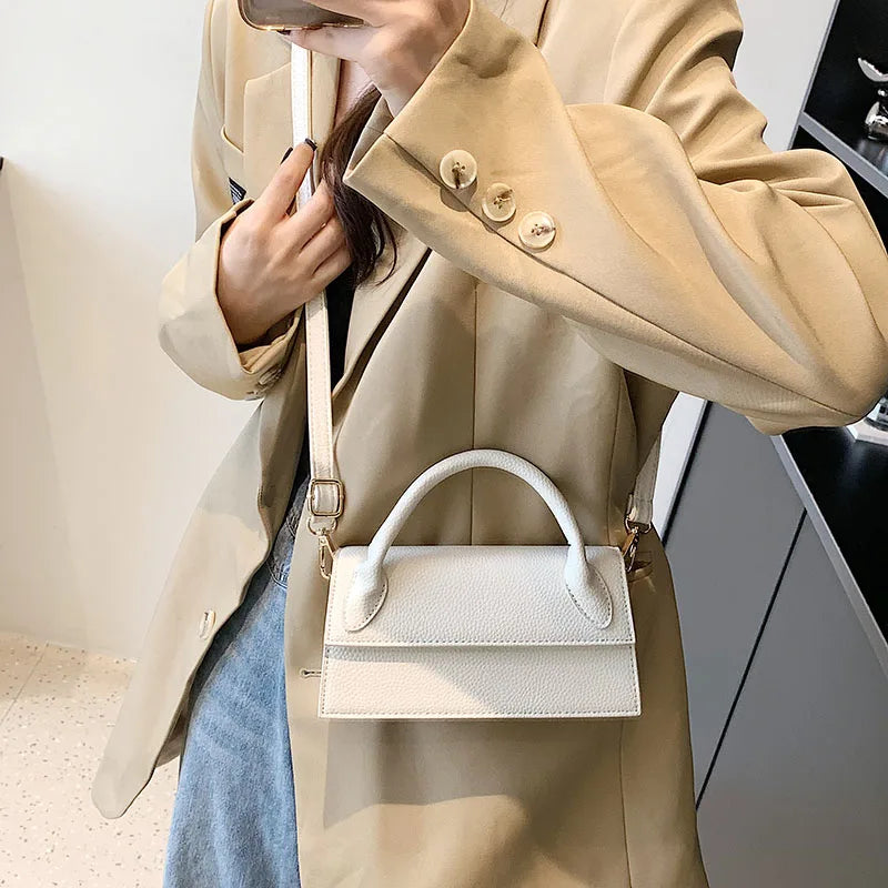 Leather Small Clutch Crossbody Shoulder Bag