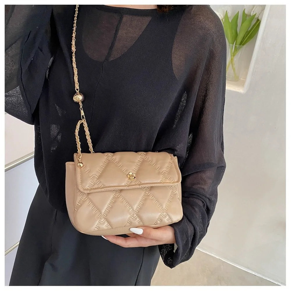 Women Fashion Shoulder Bag Chain Designer Satchel Clutch Lady Side Purse