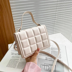Women Fashion Shoulder Portable Square Crossbody Designer Pure Side Bag