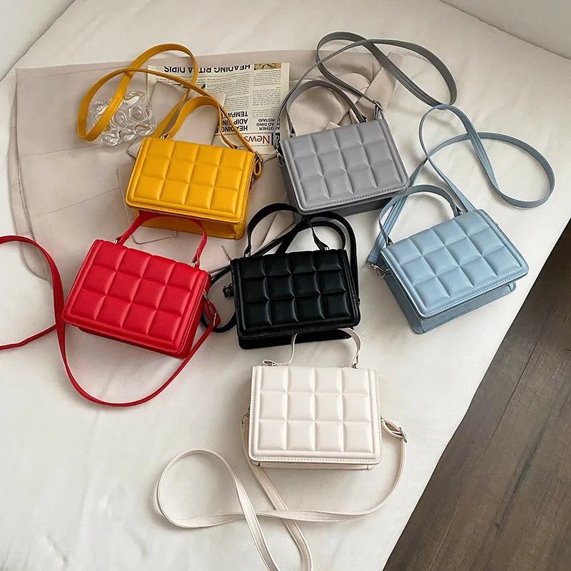 Women Fashion Shoulder Portable Square Crossbody Designer Pure Side Bag