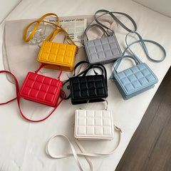 Women Fashion Shoulder Portable Square Crossbody Designer Pure Side Bag