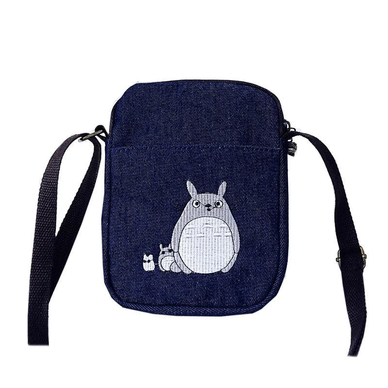 Canvas Crossbody Bag for Women Small Shoulder Phone Bag