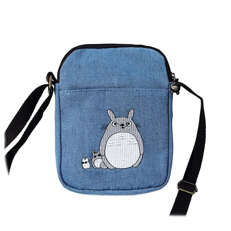 Canvas Crossbody Bag for Women Small Shoulder Phone Bag