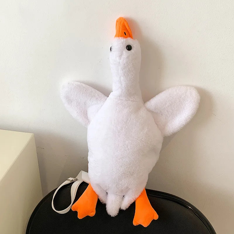 Funny Plush Duck Doll Shoulder Bag