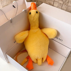 Funny Plush Duck Doll Shoulder Bag
