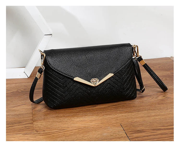 Vintage PU Leather Shoulder Bags for Women Crossbody Totes Bolsa