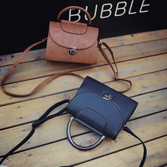 Women's Small Square Bag Retro Shoulder Handbag